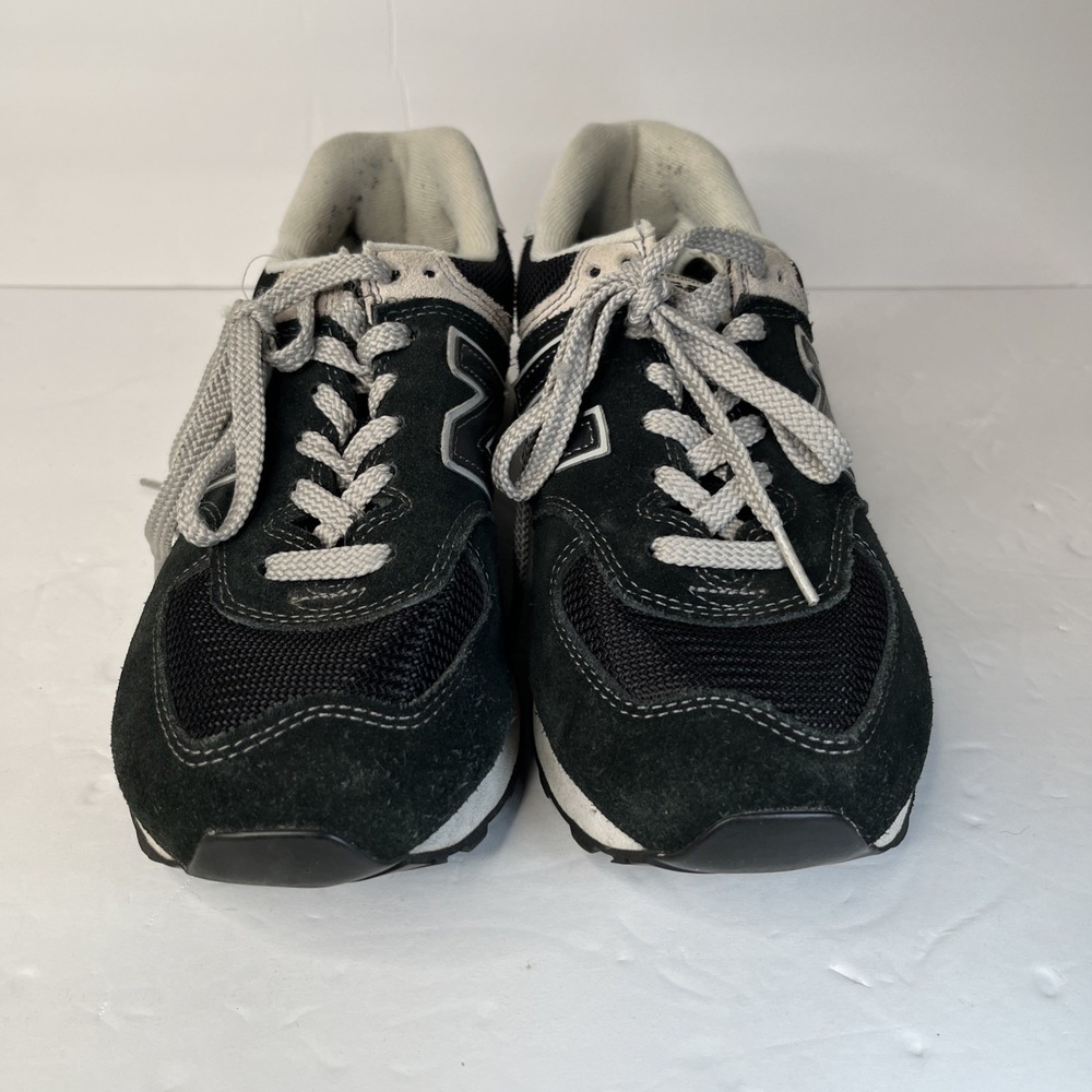 New Balance 574 Classic Sneakers Shoes Retro Women's Size 7.5 Black